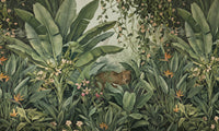 Motif de la fresque Jungle Tropicale