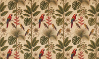 Motif de la fresque Volière Tropicale