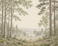 Motif de la fresque Lisière Brumeuse